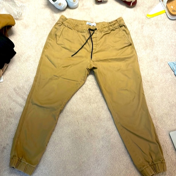 Mens tan joggers - Picture 1 of 2
